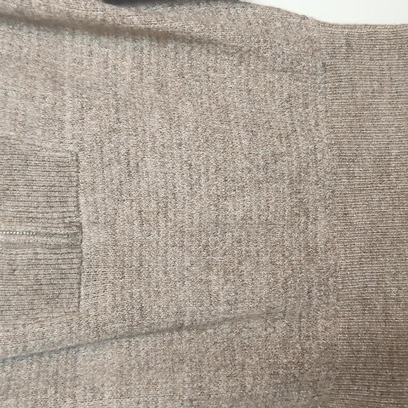 NWT JUSTFAB Women's Taupe/Tan Quarter Zip Sweater Midi Maxi Dress Size S - Picture 5 of 14